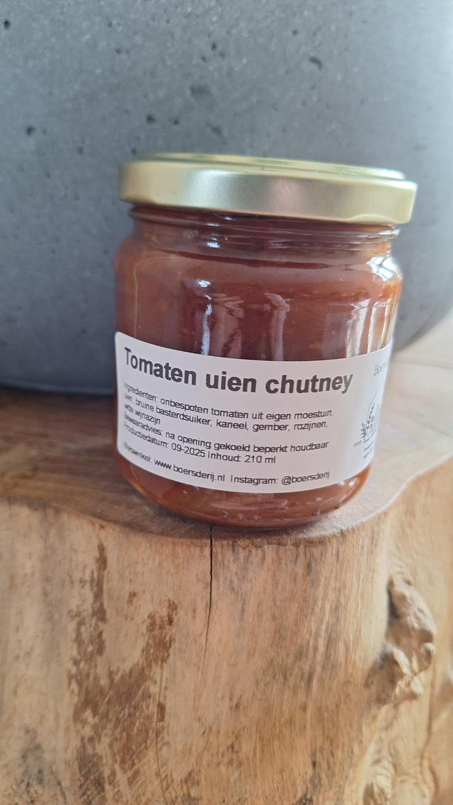 Tomaten uienchutney 