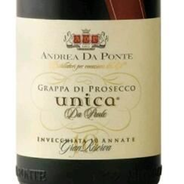"UNICA" Grappa di Prosecco 10 Anni Invecchiata