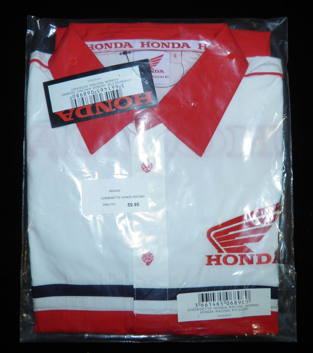 chemise HONDA RACING PITSHIRT 163-8220022 taille L