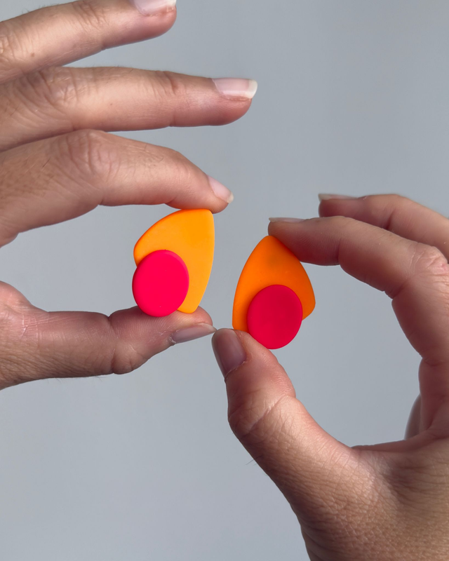 Txiki naranja y rosa neón