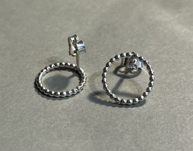 Ohrschmuck DOTS rund groß