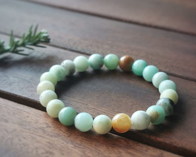 Bracelet en Amazonite 10mm