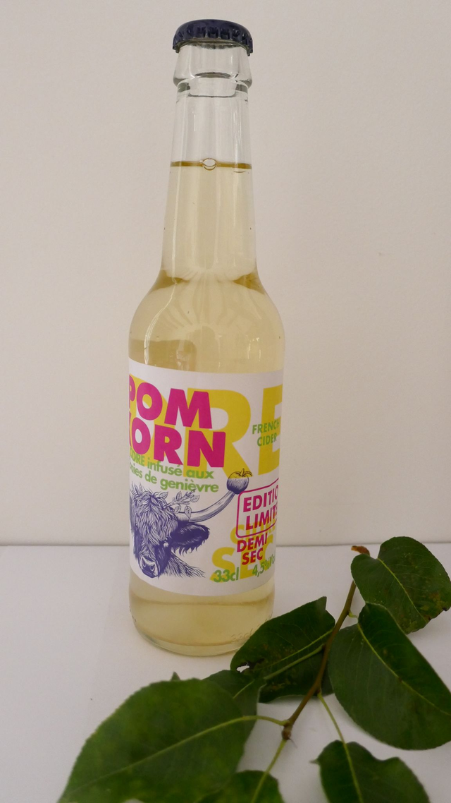 E- Genièvre - 33cl Cidre POM KORN Infusé