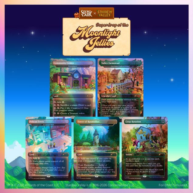 .Wizards of the Coast Secret Lair X Stardew Valley: Life In Pelican Town Foil Edition