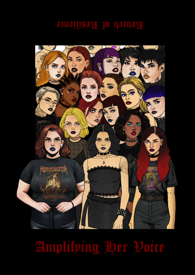 Carte postale - Sororité Métallique