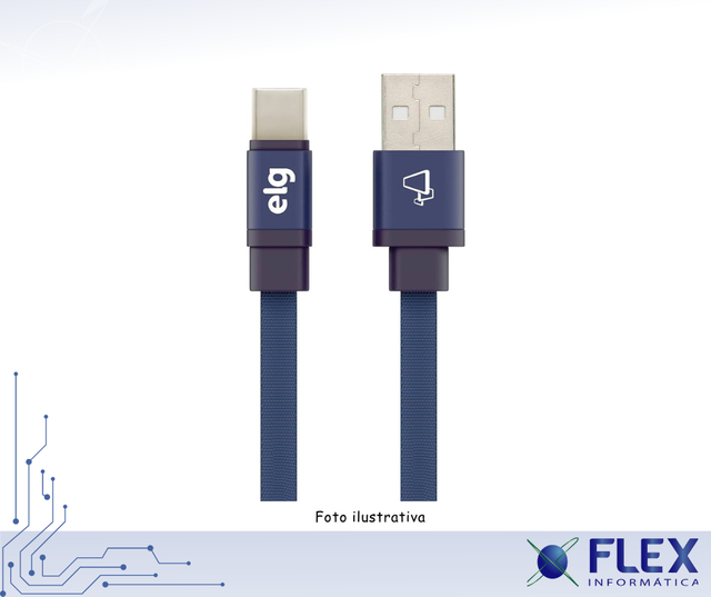 CABO ELG TIPO C CNVC10BE 1M CANVAS