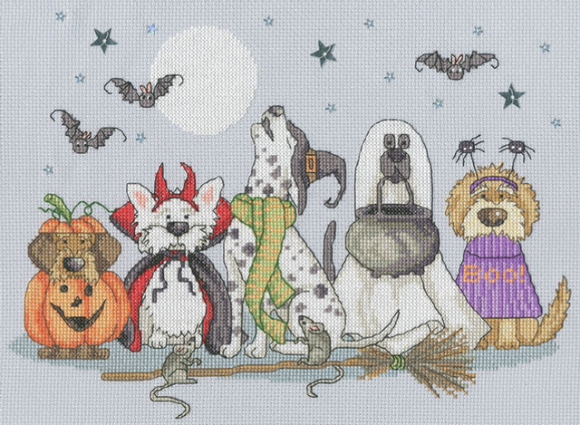 Howling Hounds by Bothy Threads