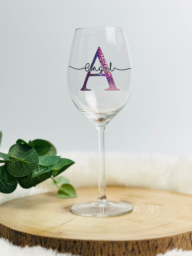 Personalised Wine Glass
