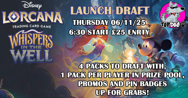 Lorcana Whispers in the Well Launch Event