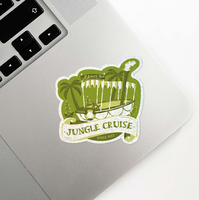 Sticker holographique Attractions Légendaires | 14 Jungle Cruise