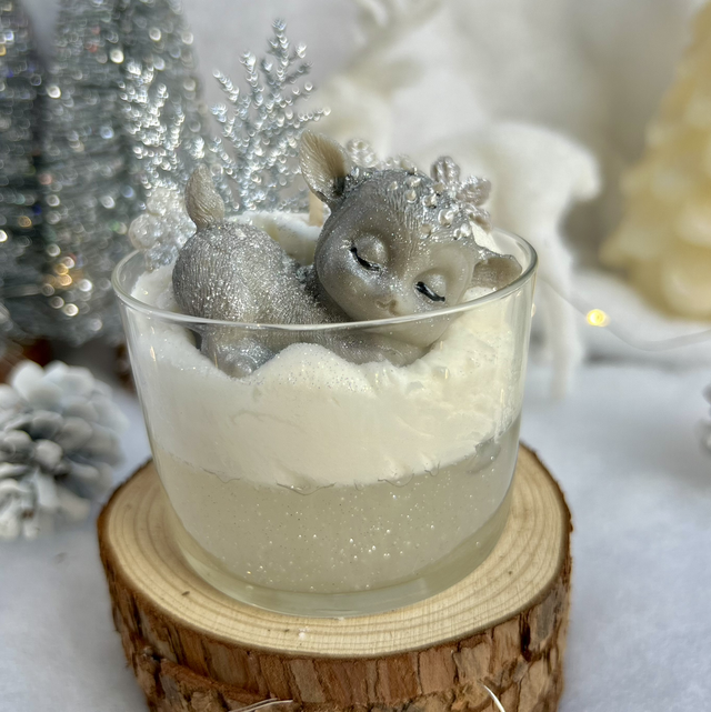 Bougie Sieste dans la neige 