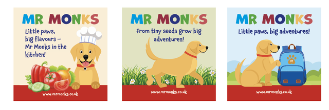 Mr Monks Fridge Magnets