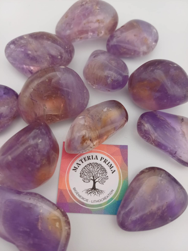 Amétrine (pierre roulée)