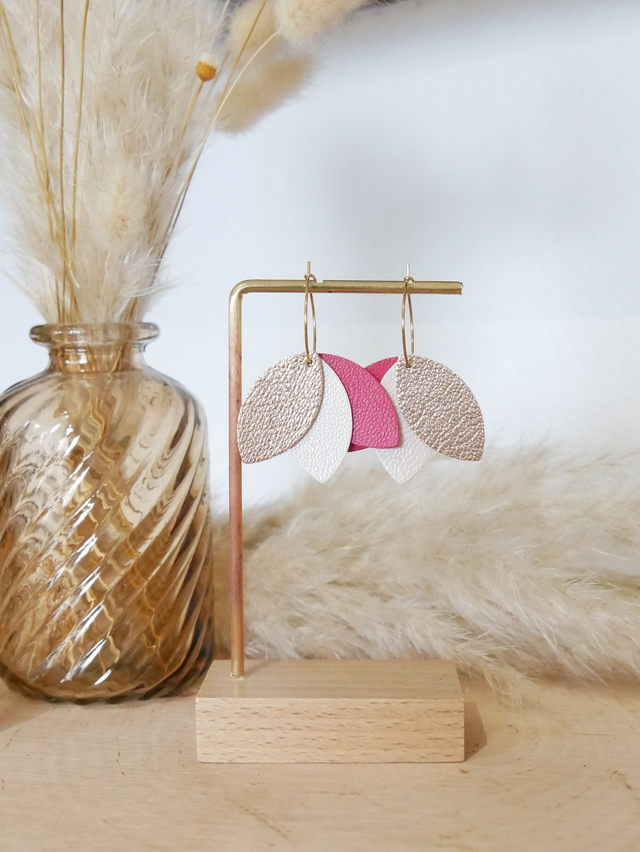 MAHÉ rose gold et fuchsia