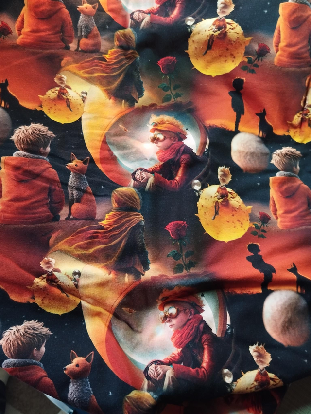 Tissu Le petit Prince pour COMMANDE 