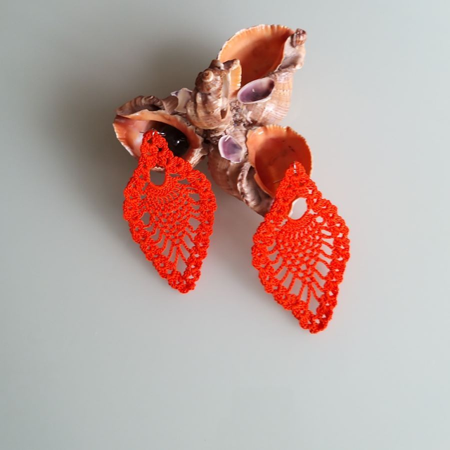 Ananász mintás fülbevaló