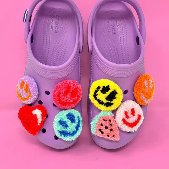 Personalised Smile Croc charm