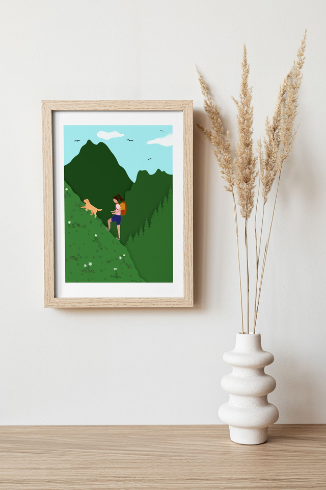 Au grand air - Randonnée Affiche