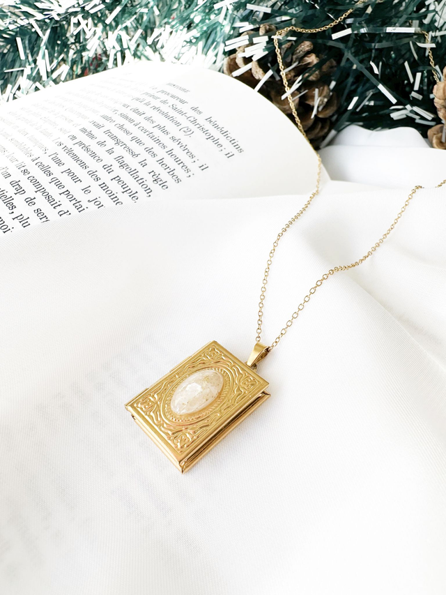 Collier Agnès | Blanc nacré