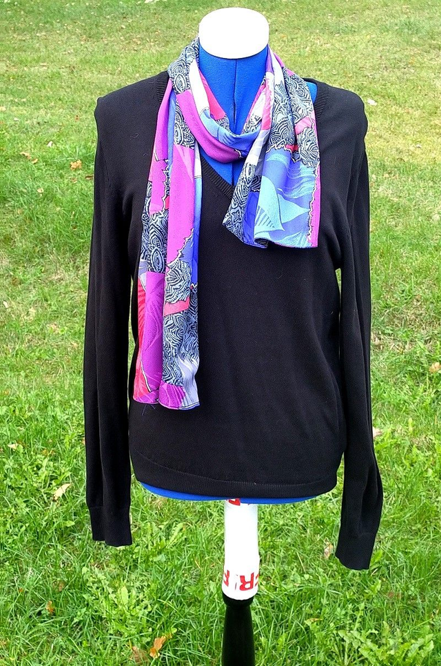 Foulard long fantaisie (plusieurs modèles disponibles)