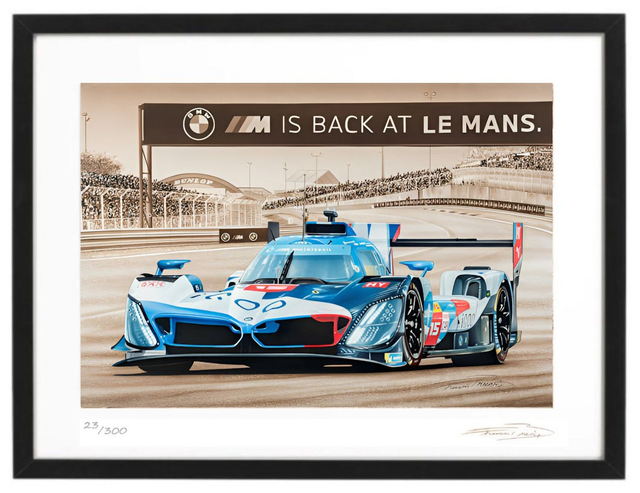 BMW M Hybrid - Le Mans 2025 - Limited Edition Framed Print