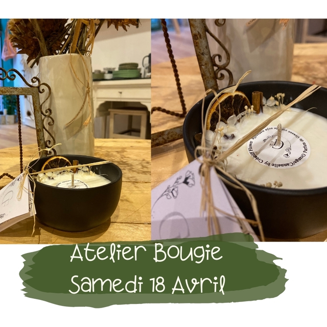 Atelier bougie 18 avril 