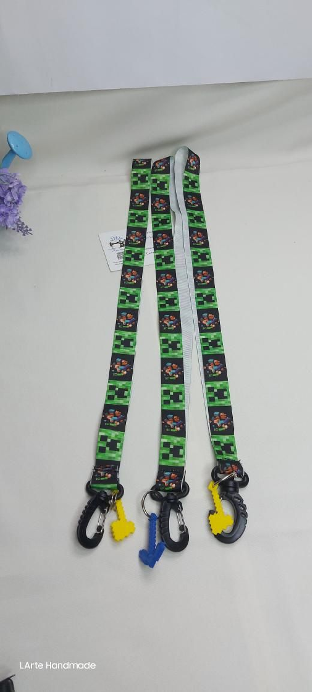 Porta chaves fita Minecraft 