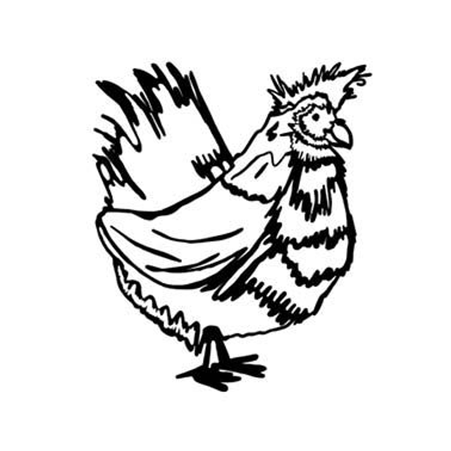 Stempel Hahn Patrick 6x5cm