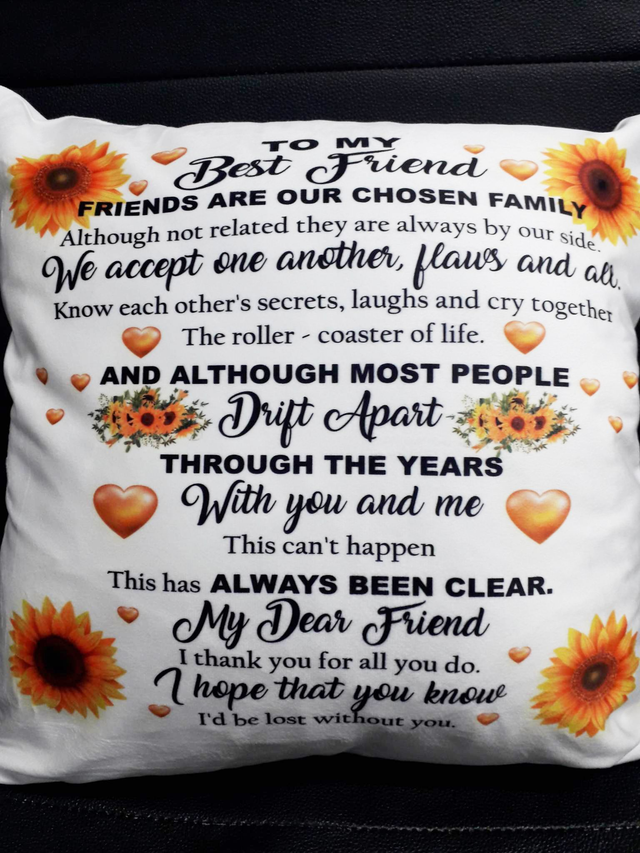 Personalised Best Friends Cushion