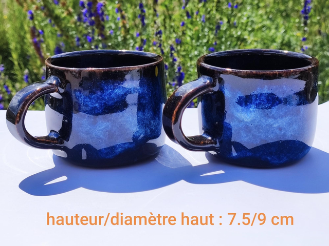 Grande tasse &quot;bleu espace&quot;