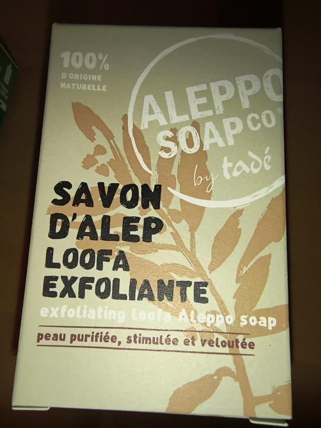 Aleppo soap co - loofa exfoliante bar 150gr