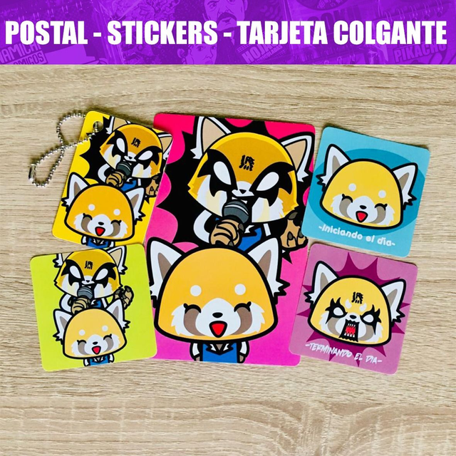 Postal set Aggretsuko