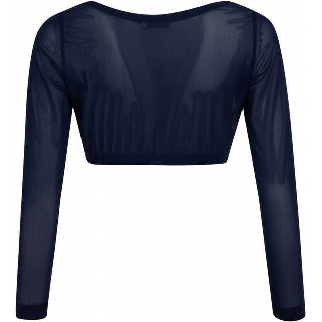 Hihatin - tummansininen - verkkomainen pusero - hihat hihattomaan mekkoon tai toppiin