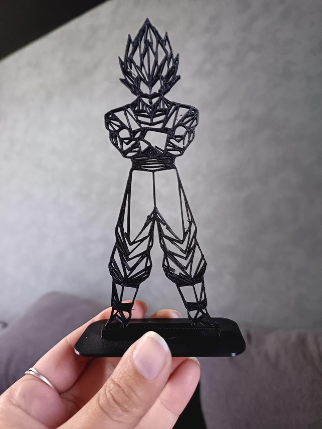 Dragon ball Z low poly 