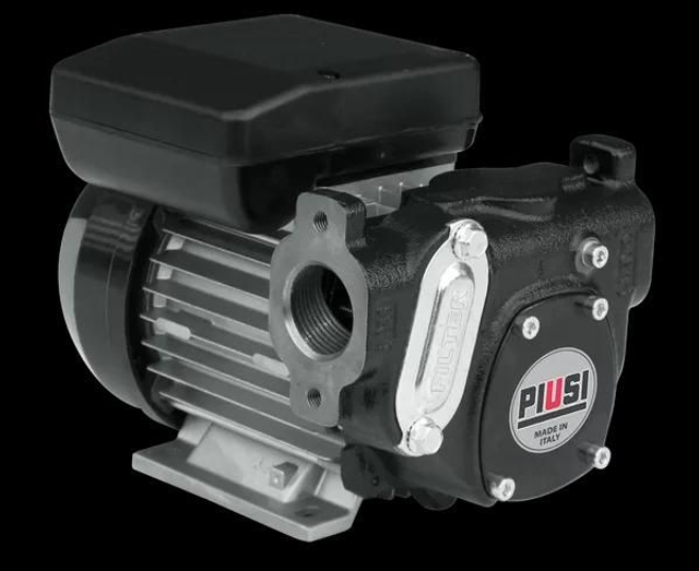 Elettropompa PANTHER 56 per travaso gasolio rotativa, volumetrica autodescante a palette.Dotata di valvola by-pass e filtro incorporato. 56 lt/min, 230V-50Hz