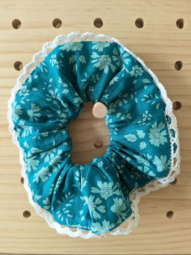 Chouchou Liberty Capel Bleu Canard