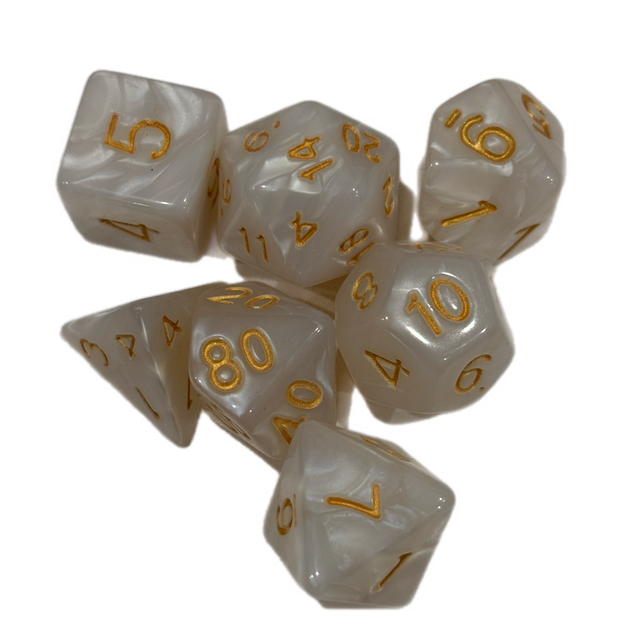 Dés -Set de 7 formes