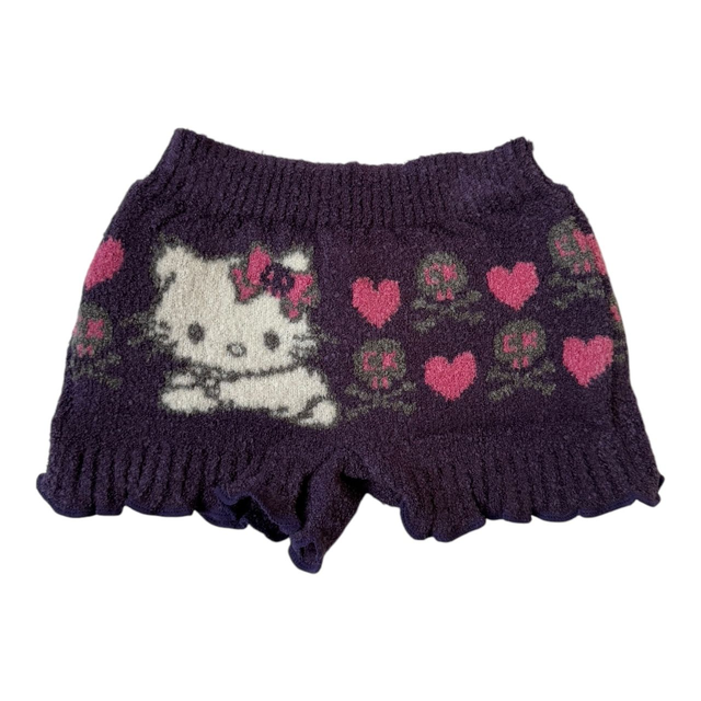 Charmmy Kitty Punk Purple Knit Shorts 
