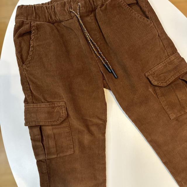 DrKid - pantalone cargo marrone 