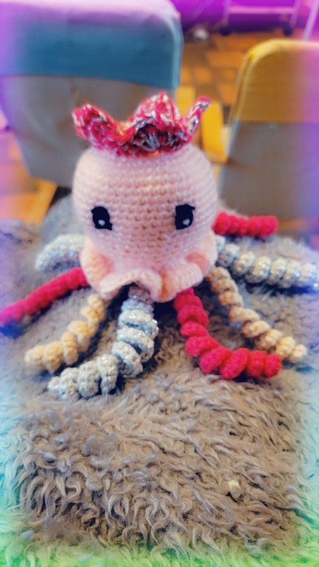 Pieuvre au crochet 