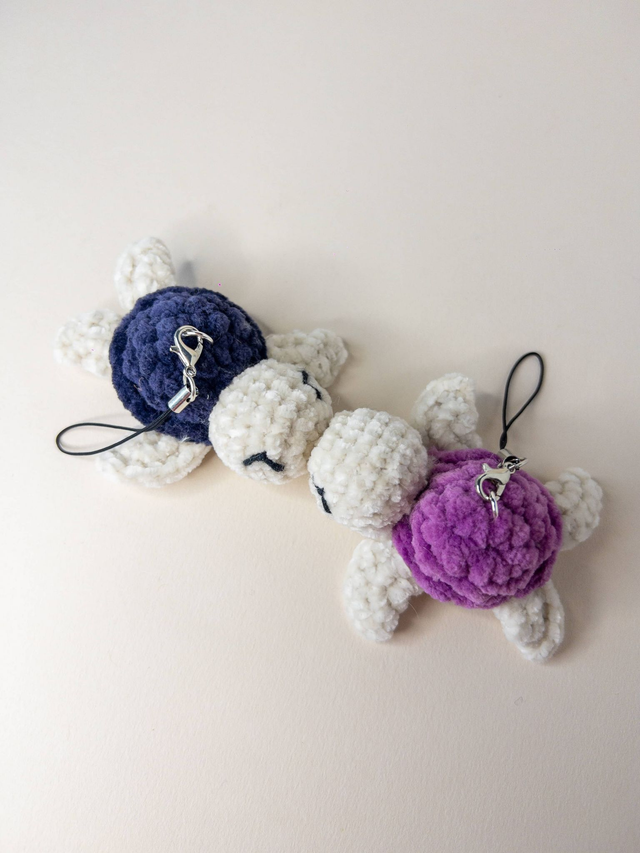 Duo de tortues d'amour personnalisables (aimantées)