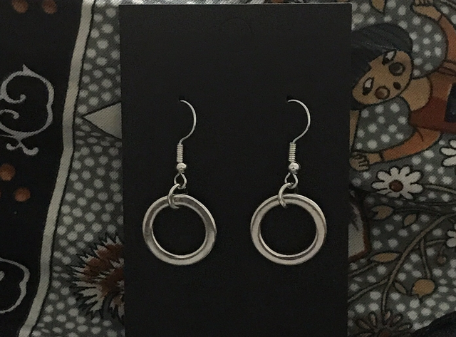 Silver Dangling Earrings - SDE166