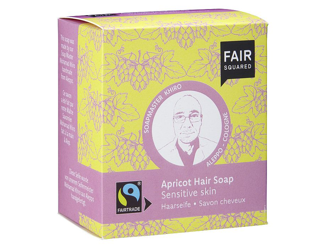 [Fair Squared] Shampoo Bar - Sensitive Abrikoos - 2 stuks