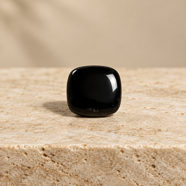 Pierre roulée Obsidienne noire
