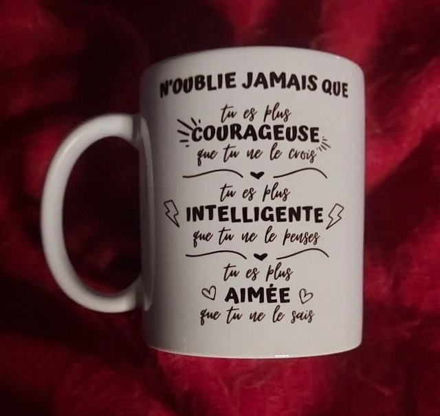 Mug femme courageuse