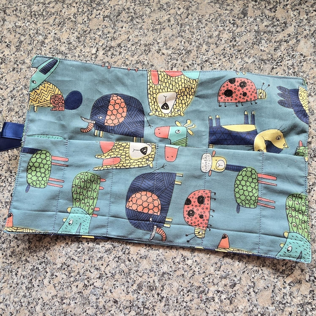 Wildlife and houses Pencil Roll