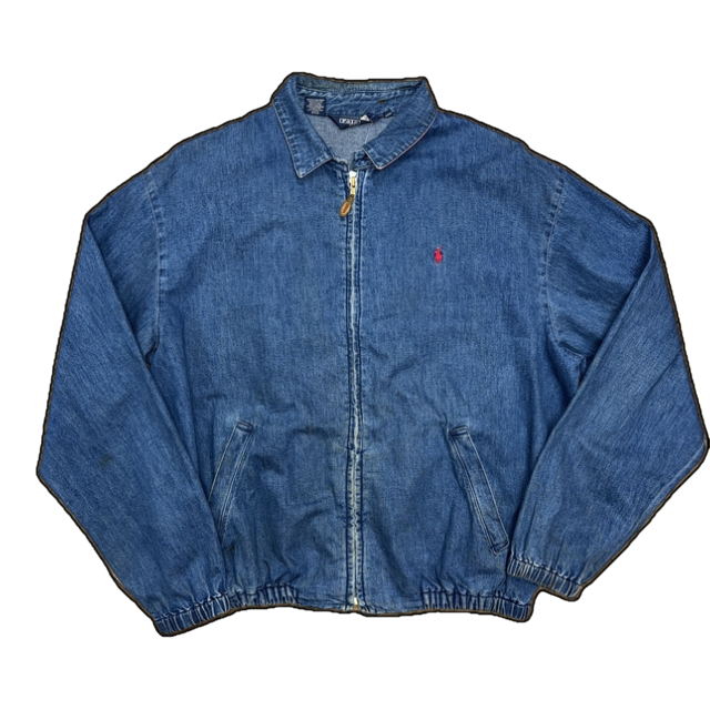 Ralph Lauren Denim Harrington Jacket - L