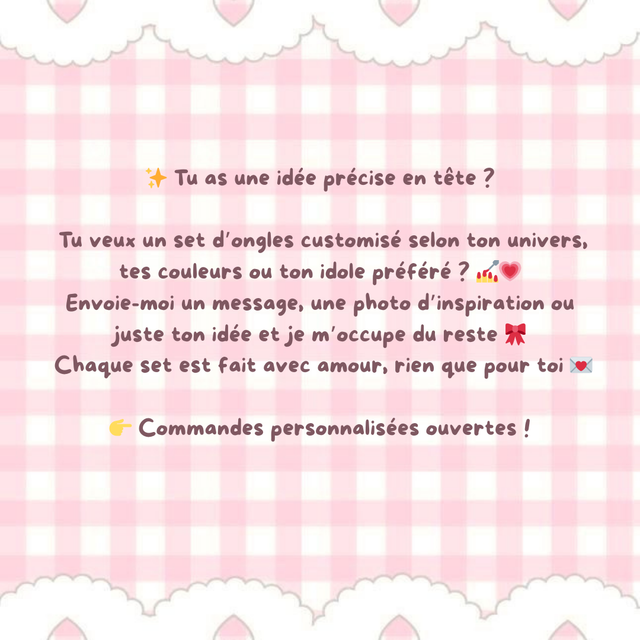 💅💖 Press-on Nails Custom ✨