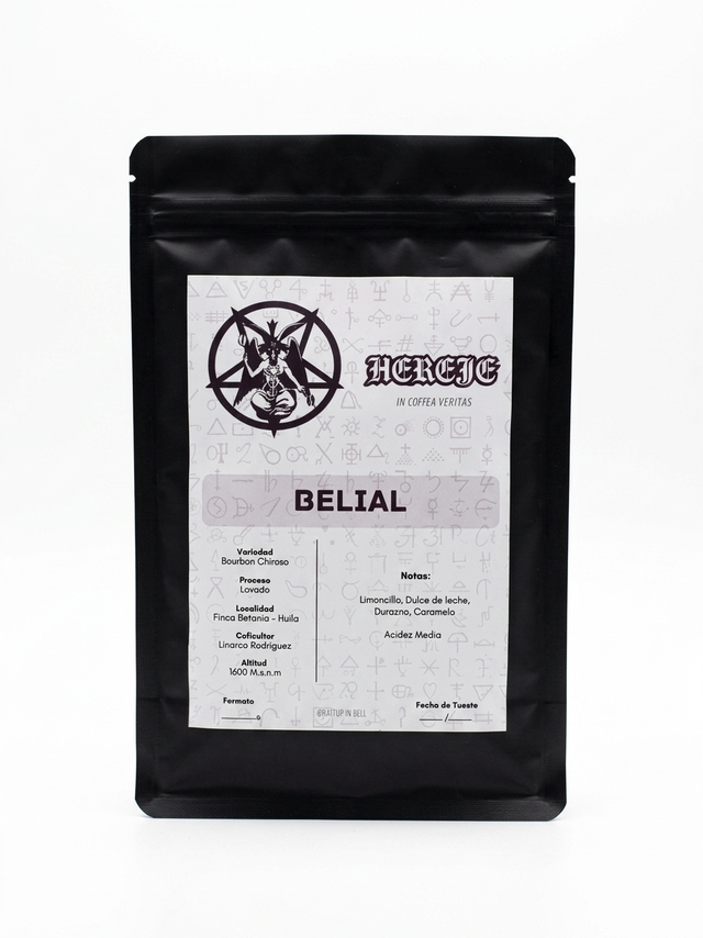 Belial - Bourbon Chiroso - Lavado - 250g