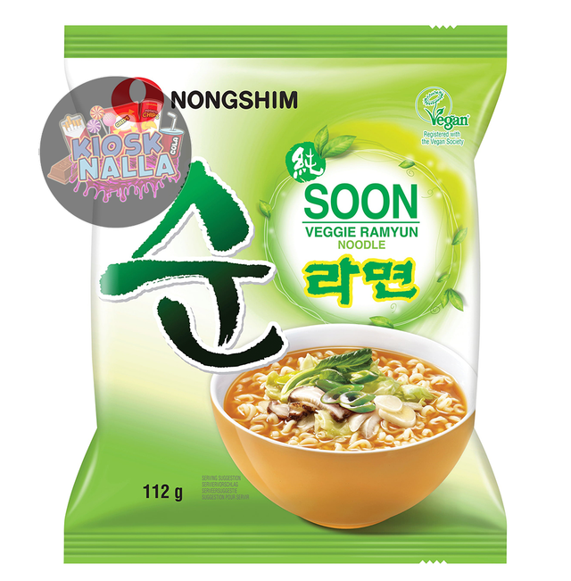 NONGSHIM Instantnudeln Soon Veggie Ramyun mild, 112 g